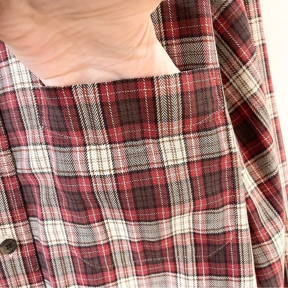 L.L.Bean Long Sleeve Plaid Shirt Button Down Traditional Fit Men’s size L Tall - Picture 2 of 8